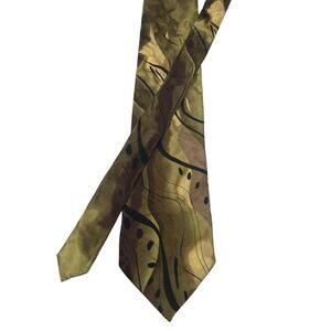 Vintage J Garcia Tie “Plant Person” Collection Forty-One Abstract Silk 60x4”